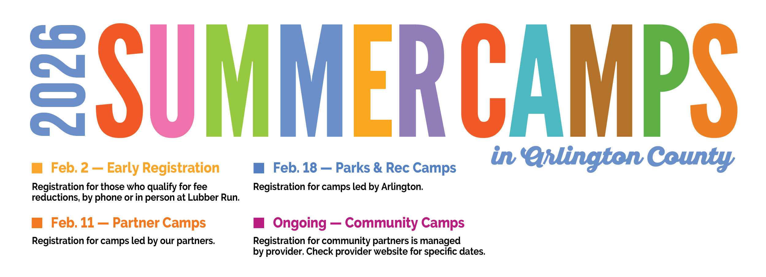 arlington summer camps 2026