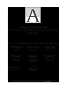 High School Program of Studies 2020-2021