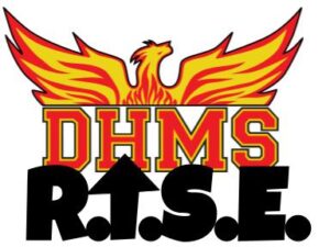DHMS 라이즈 로고