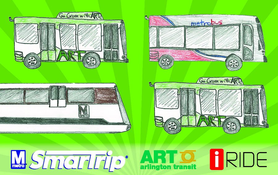 smartrip card with buses on it