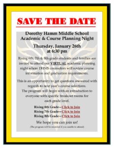 Academic Planning DHMS 2023 save the date