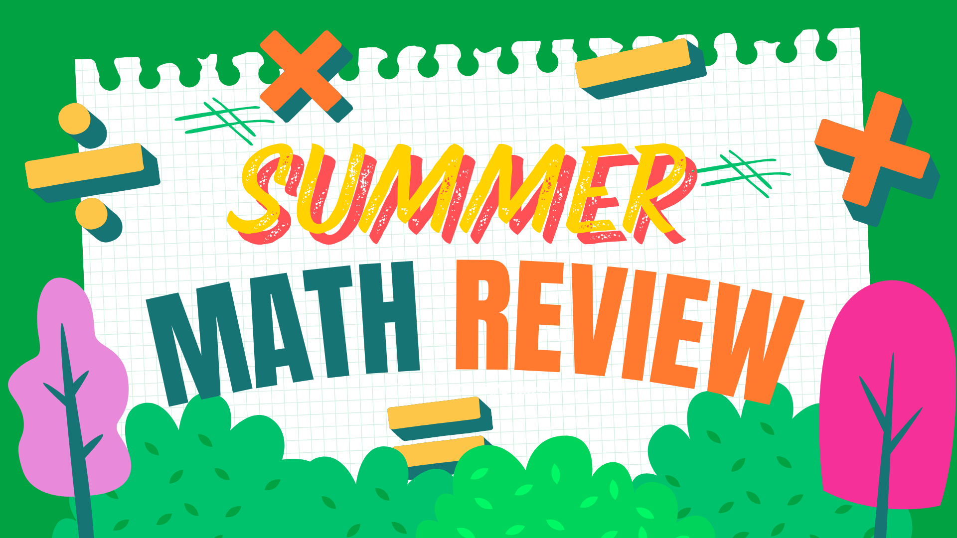 summer math review